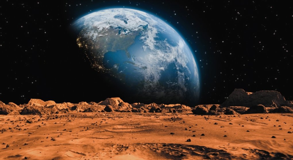 Život na Marsu mohl bujet poblíž aktivních vulkánů a pradávného jezera